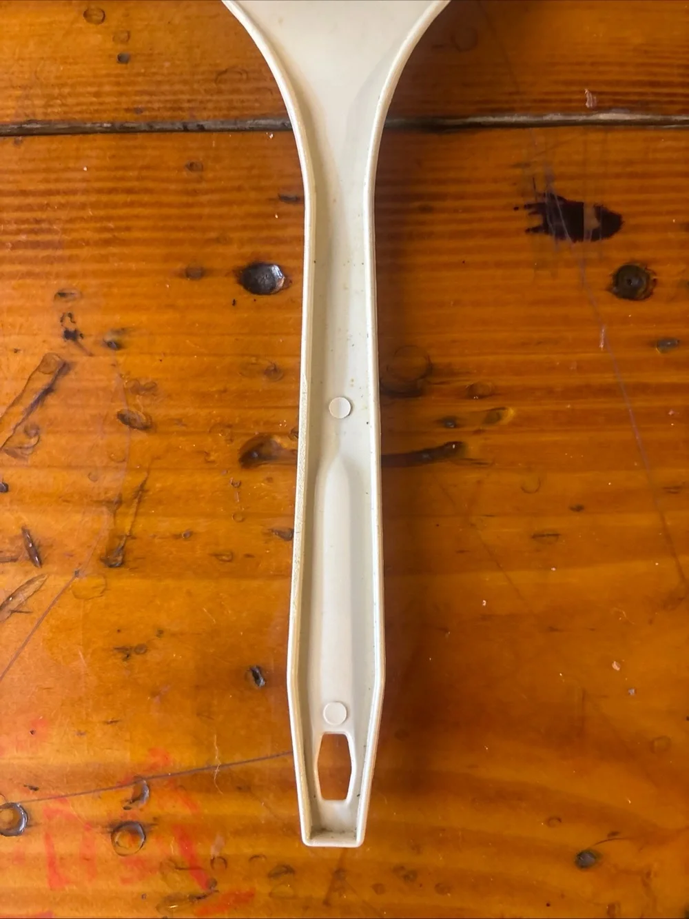 White Slotted Kitchen Spatula - Durable Home Dining Turner